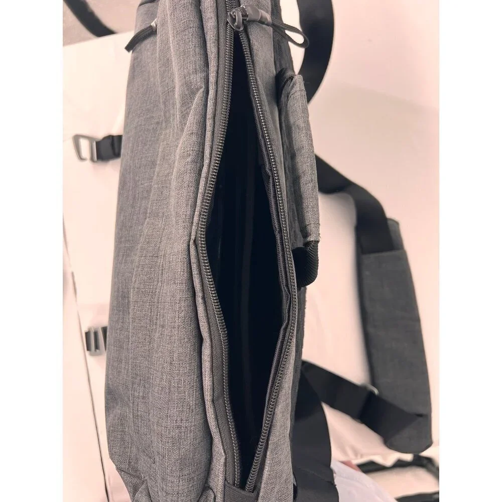 Acme Made San Francisco - Divisadero Attache Grey  Messenger Bag AM21321